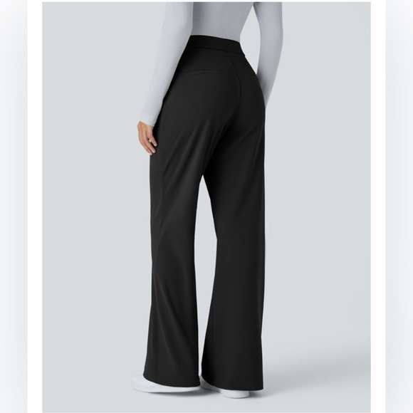 Halara NEW Flex™ DayStretch High Waisted Pocket Work Flare Pants | women’s S pet - Picture 2 of 6